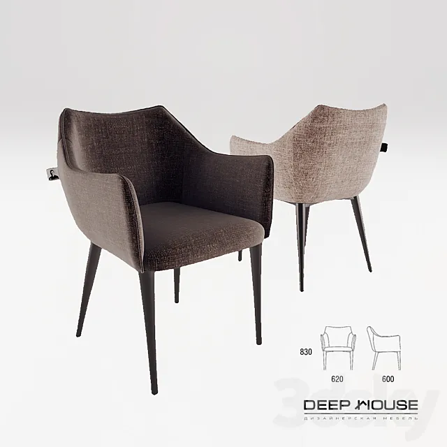 Chair Moscow Deep house 3DModel