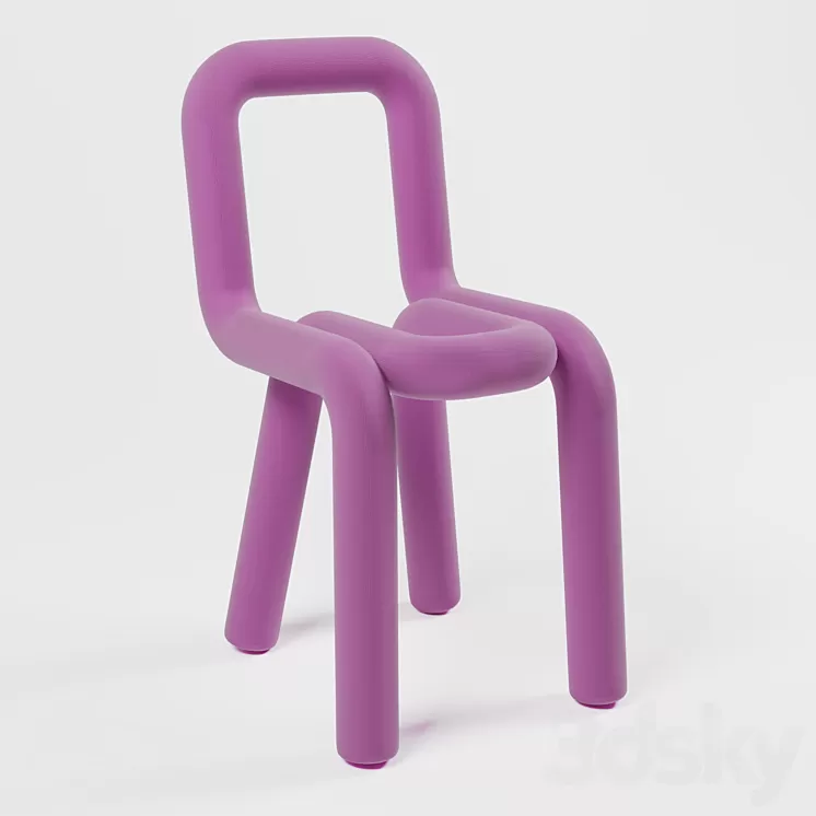 Chair Mustache BOLD 3D Model Chair Mustache BOLD 3D Model