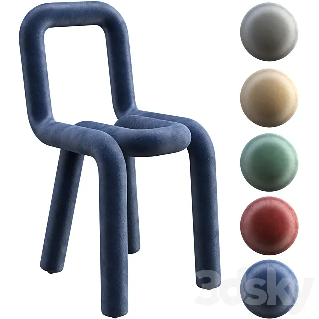 Chair Mustache Bold 3DModel