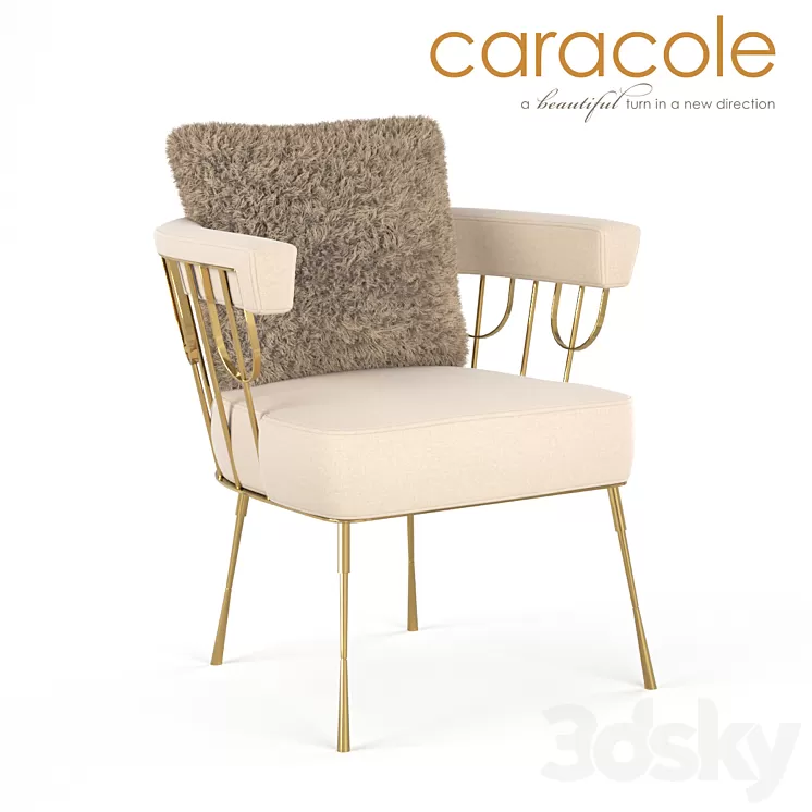 Chair of the Gate keeper Caracole 3D Model