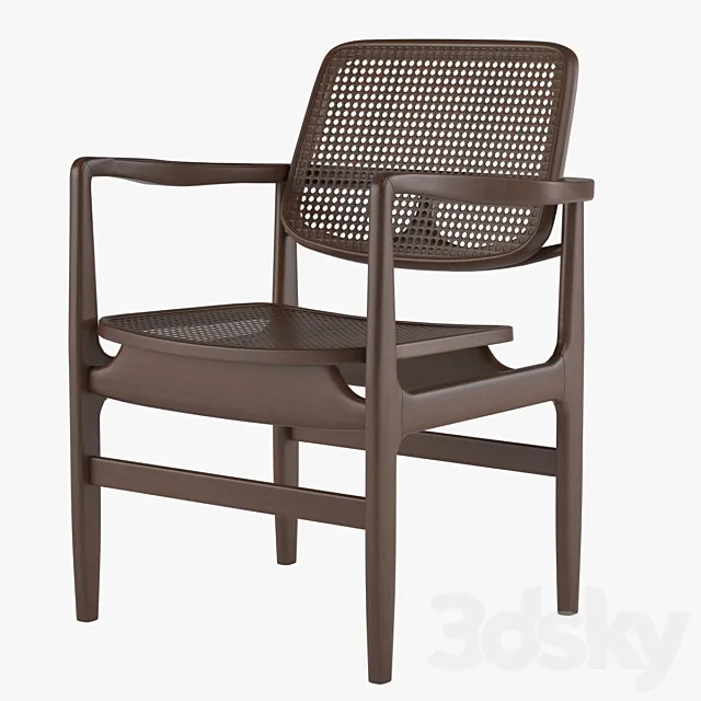 Chair Oscar LinBrasil 3D Model
