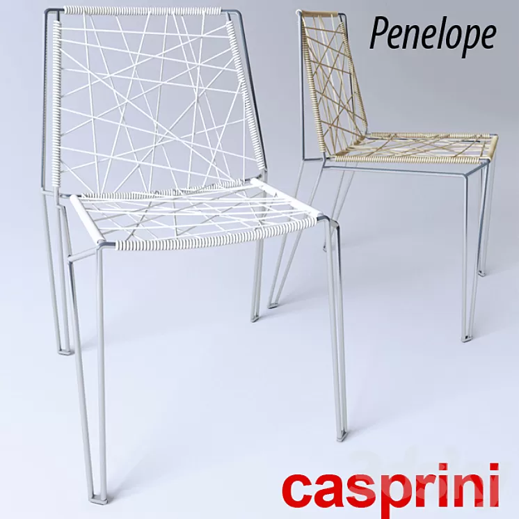 Chair Penelope CASPRINI 3D Model