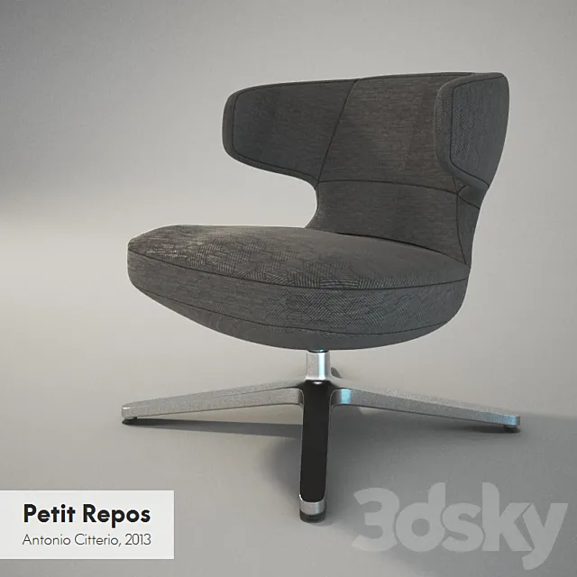chair Petit Repos 3D Model chair Petit Repos 3D Model