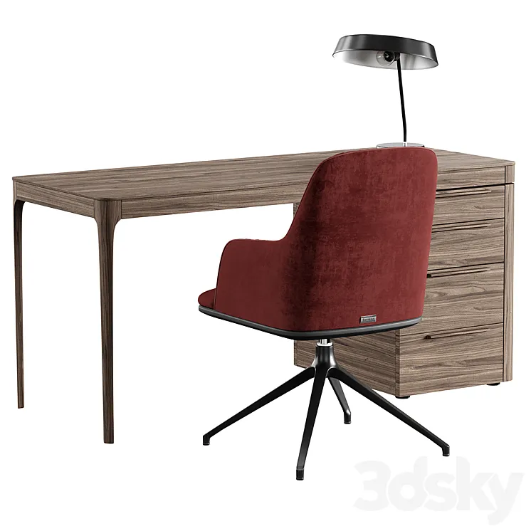 Chair PLAY MODERN office Mara Table 3D Model Free Download