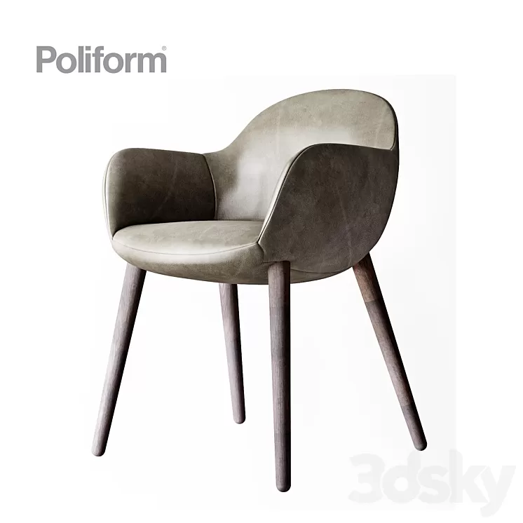 Chair Poliform 3D Model