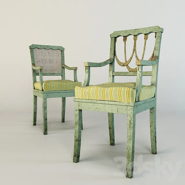 Chair Provence 3D Model