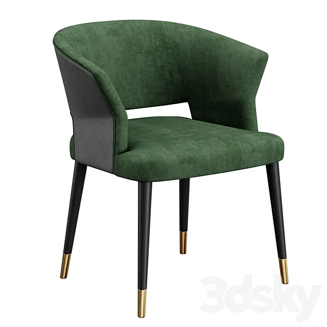 Chair Pyle Konyshev 3D Model Chair Pyle Konyshev 3D Model