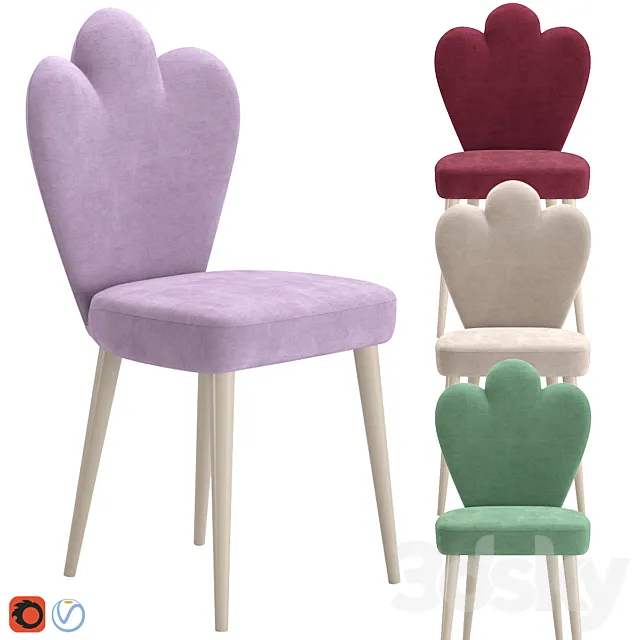 Chair Quinny Unterzo 3D Model