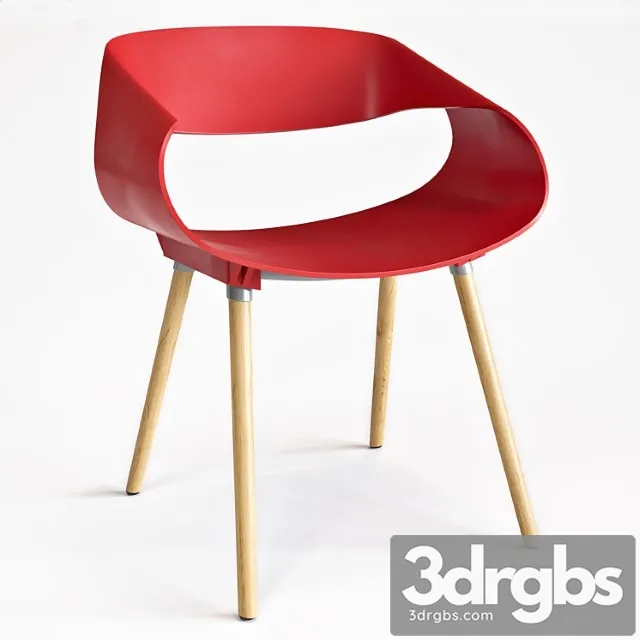 Chair range red 2 3D Model Download Chair range red 2 3D Model Download