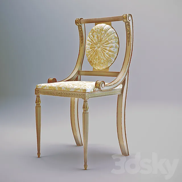 chair Riva 3D Model chair Riva 3D Model