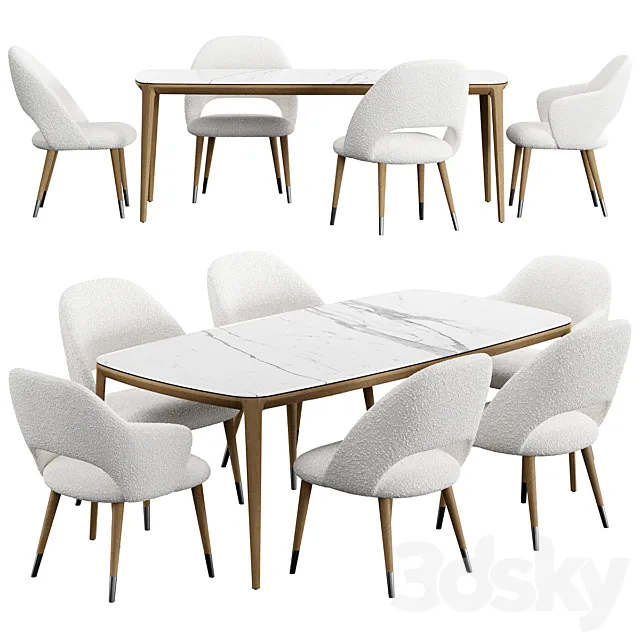 Chair Roma Table PLAYGROUND MODERN 3D Model Chair Roma Table PLAYGROUND MODERN 3D Model