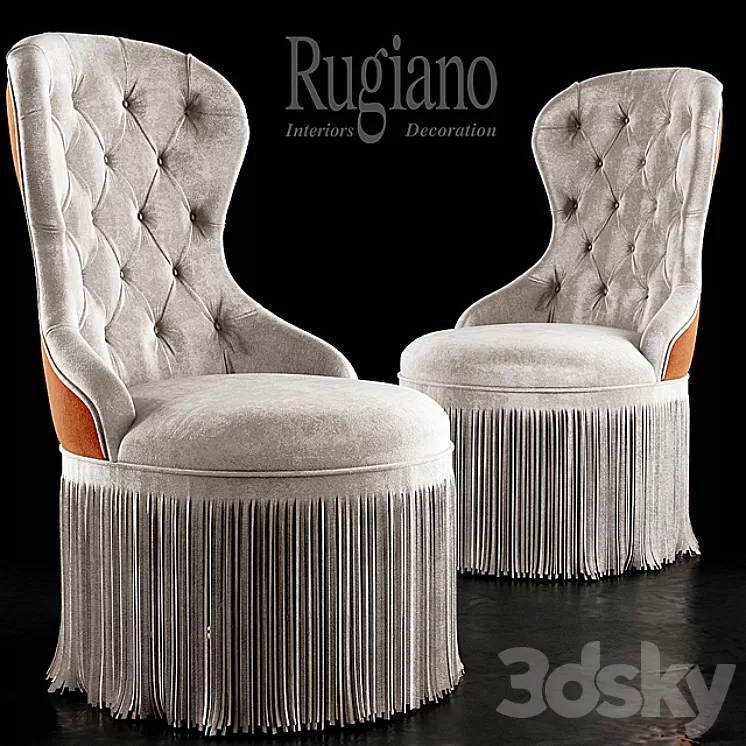 Chair rugiano King F 3D Model