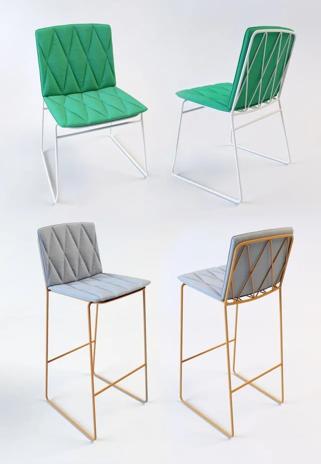 Chair Seb from Jardan Lab 3D Model