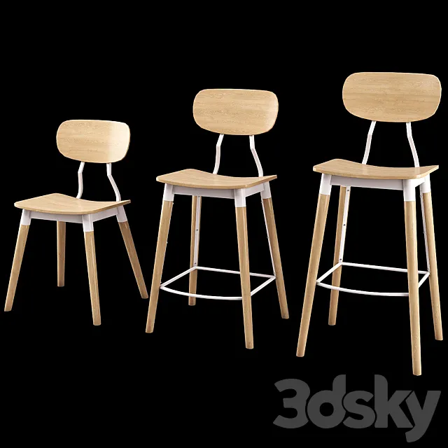 chair set 3DModel