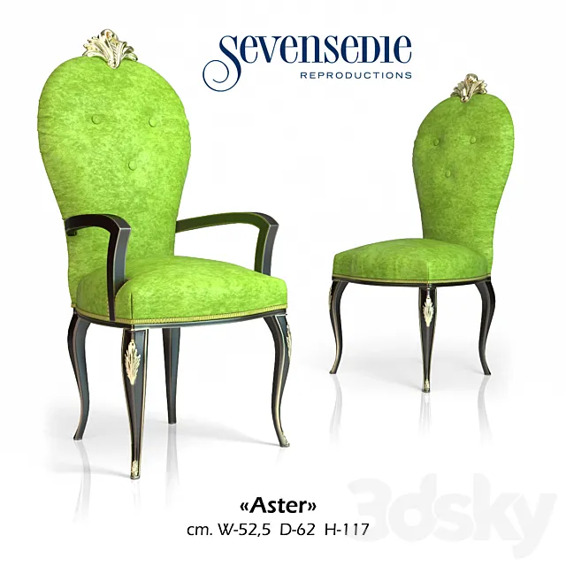 Chair Sevensedie Aster 3DModel