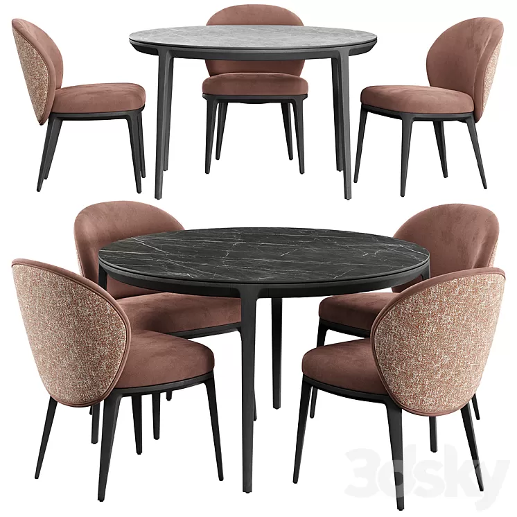 Chair Shel Konyshev PLAYGROUND MODERN Table 3D Model Free Download