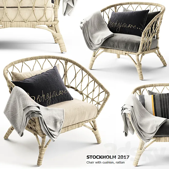 Chair STOCKHOLM 2017 Ikea _ Ikea 3DModel Chair STOCKHOLM 2017 Ikea _ Ikea 3DModel