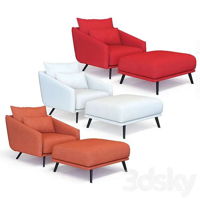 chair STUA COSTURA 3D Model chair STUA COSTURA 3D Model