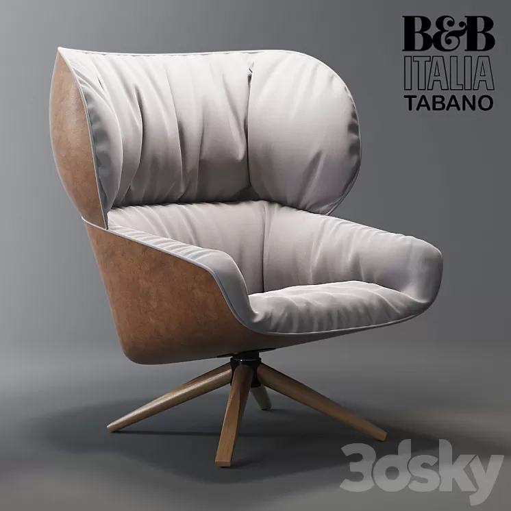 Chair TABANO (B&B Italia) 3D Model