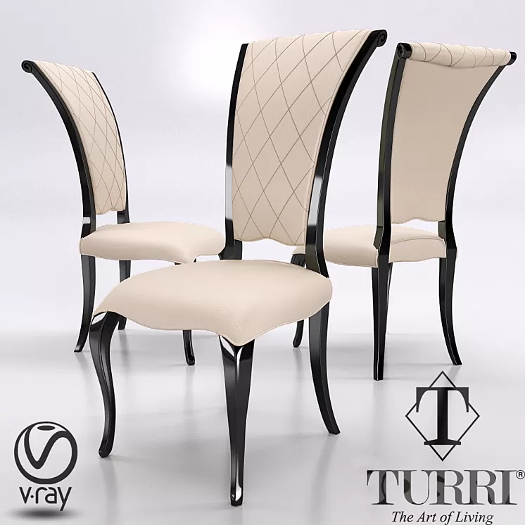 Chair TURRI TC030 3D Model