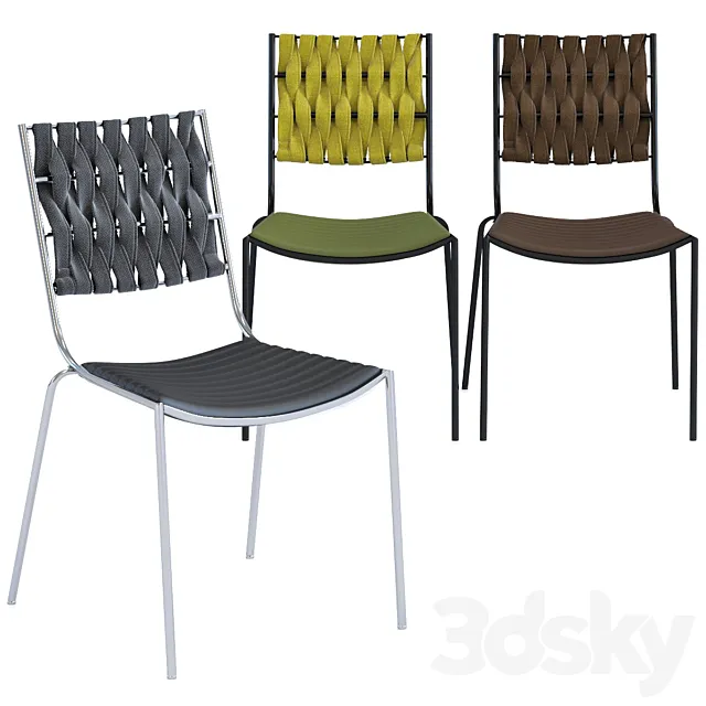 Chair Two Face 3D Model