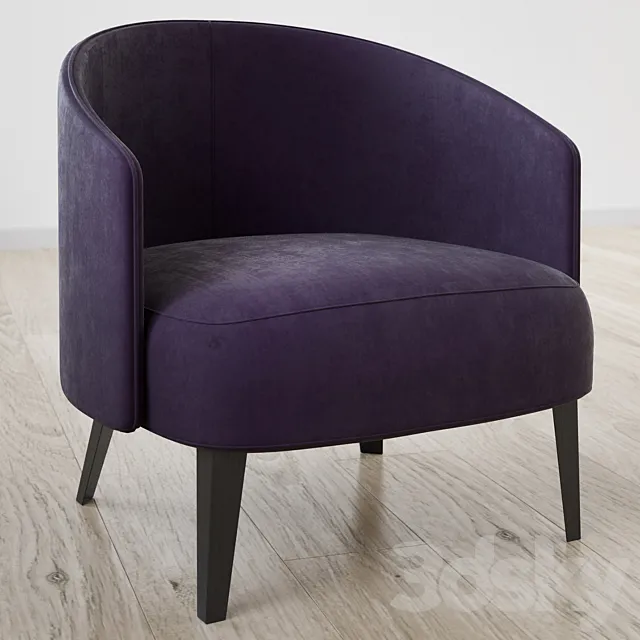 Chair velvet 3D Model
