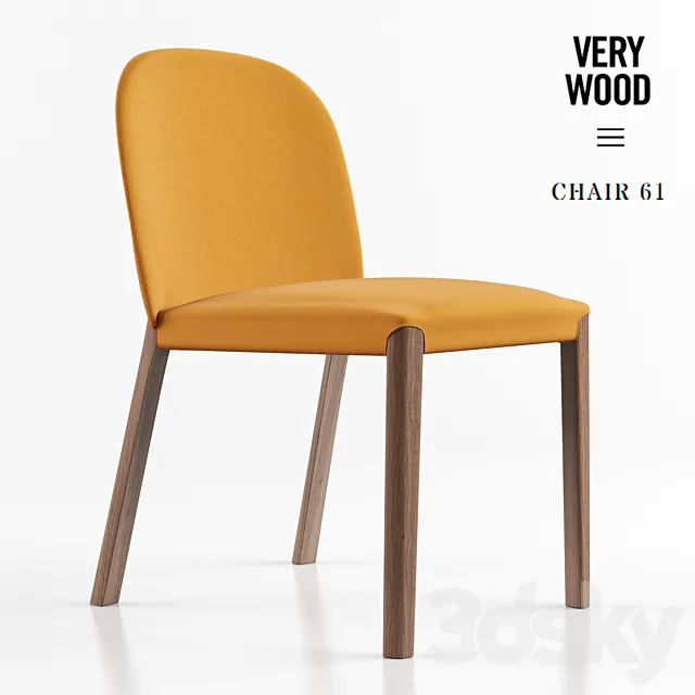 CHAIR VeryWood Bellevue 61 3D Model