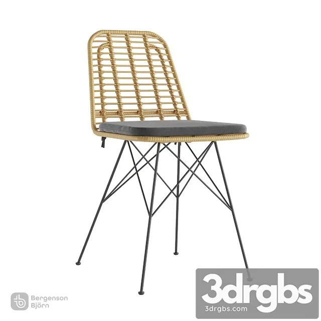 Chair Vetle Flat Rattan Bergenson Bjorn 3D Model Download Chair Vetle Flat Rattan Bergenson Bjorn 3D Model Download