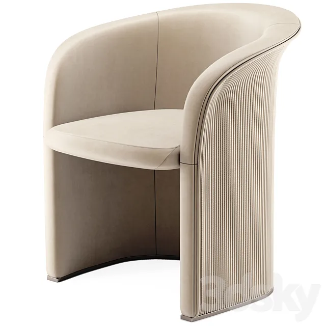 Chair visionnaire CARMEN PADDED 3D Model Chair visionnaire CARMEN PADDED 3D Model