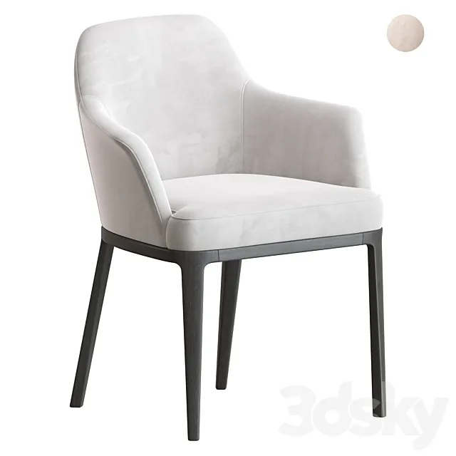 Chair Westa BF25 W from Artfabric 3D Model