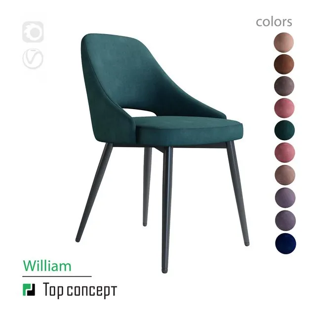 Chair William 3D Model