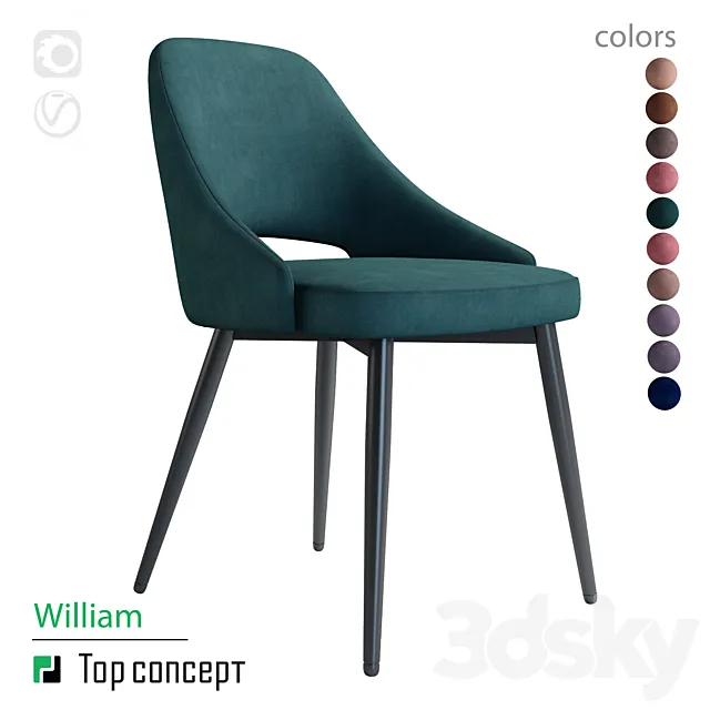 Chair William 3D Model