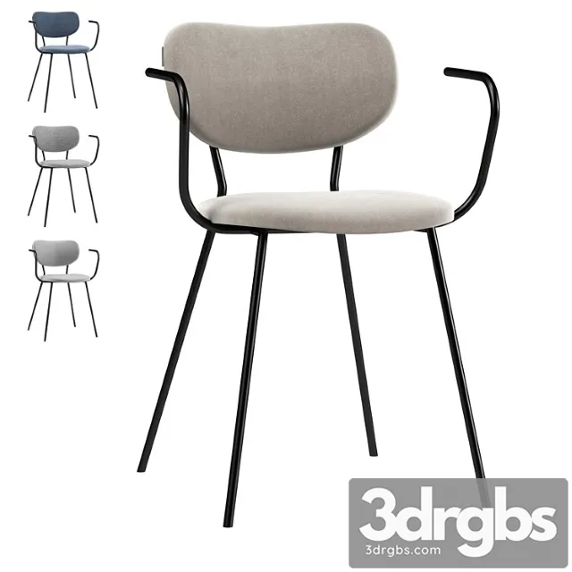 Chair with armrests melt Chair with armrests melt
