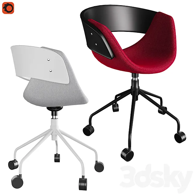 Chair working Swing 3D Model
