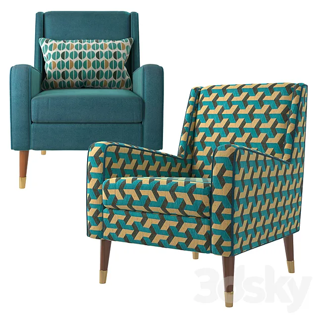 Chair Y La Redoute Interior 3D Model