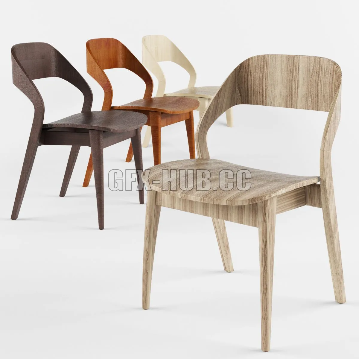 CHAIRONE chair 3D Model CHAIRONE chair 3D Model