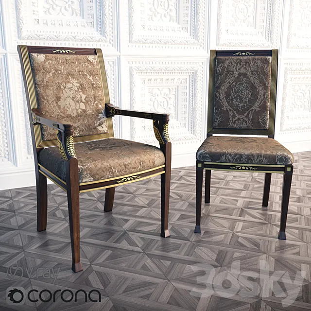 Chairs and Parliament 3DModel