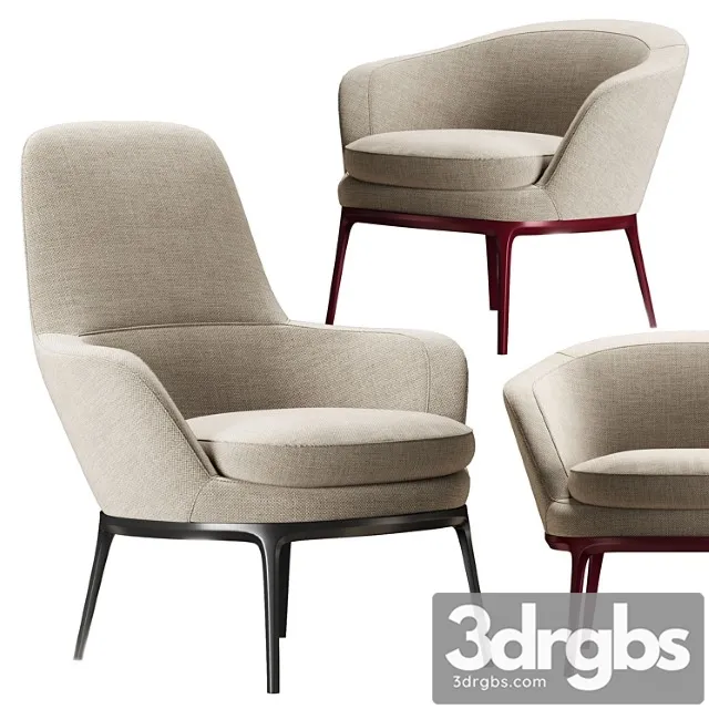 Chairs BB Maxalto Caratos 3D Model Download Chairs BB Maxalto Caratos 3D Model Download