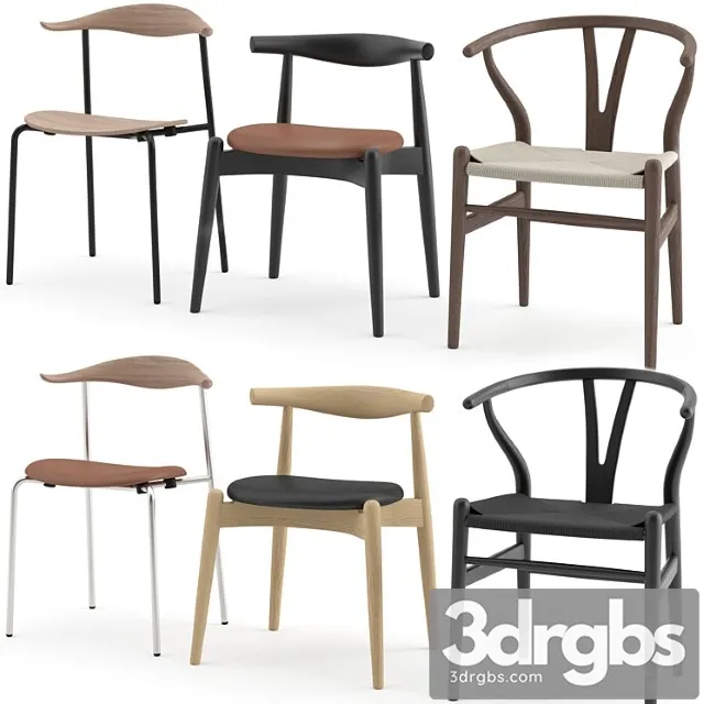 Chairs Collection By Carl Hansen Son 3D Model Download Chairs Collection By Carl Hansen Son 3D Model Download
