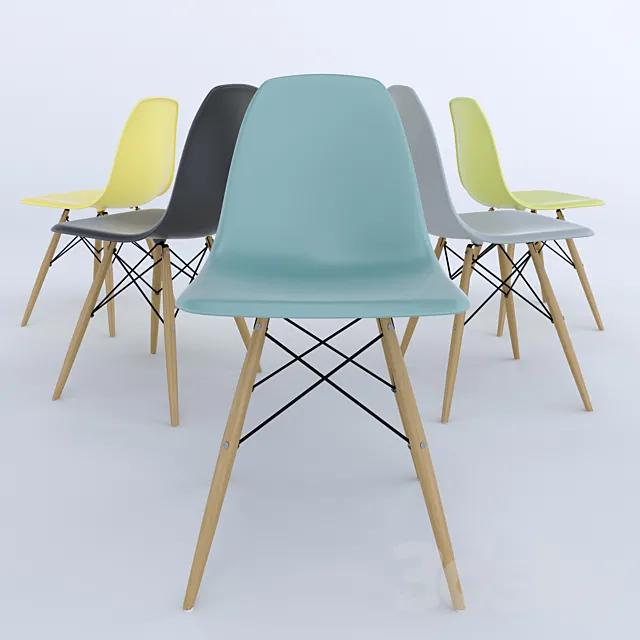 Chairs Eams DSW 3DModel