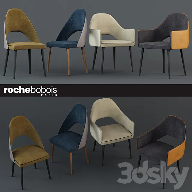 Chairs FENICE CHAIR and FENICE BRIDGE 3DModel