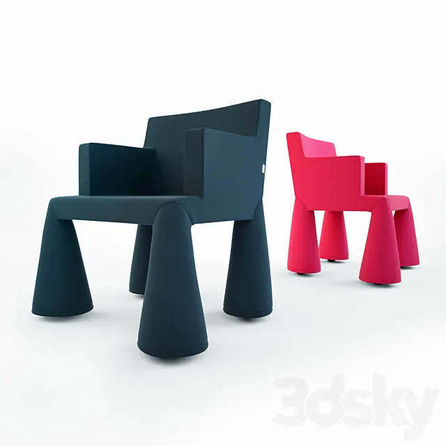 Chairs Moooi VIP chair 3DModel