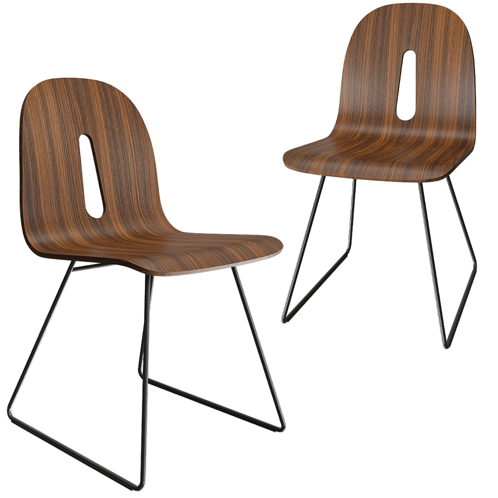 Chairs & More  – Chair Gotham Woody SL 3D Model