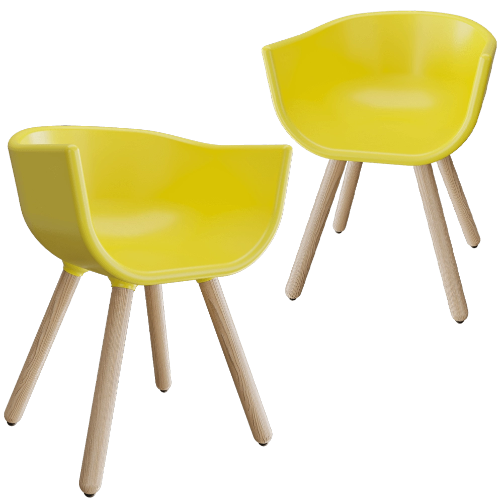Chairs & More  – Chair Tulip S 3D Model