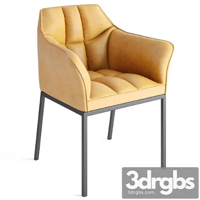 Chaise avec accoudoirs thinktank marron kare design 2 3D Model Download Chaise avec accoudoirs thinktank marron kare design 2 3D Model Download
