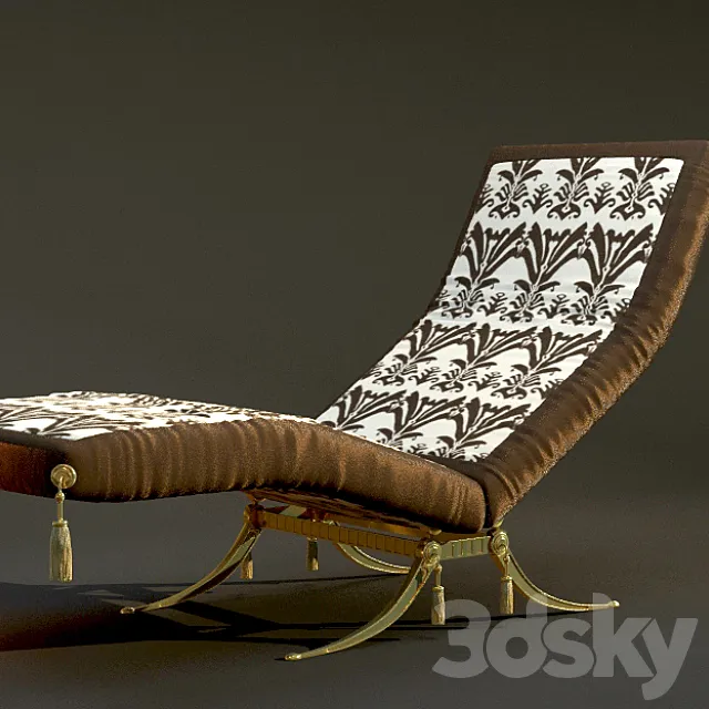 Chaise Longue 3D Model Chaise Longue 3D Model