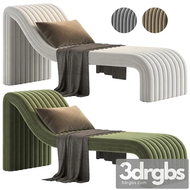 Chaise Lounge 15 3D Model Download