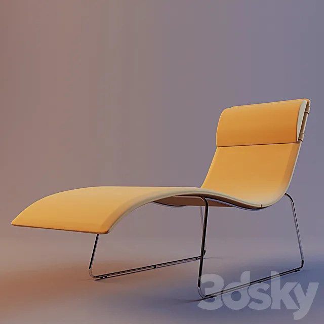 Chaise lounge-chair Midj Relax 3D Model Chaise lounge-chair Midj Relax 3D Model