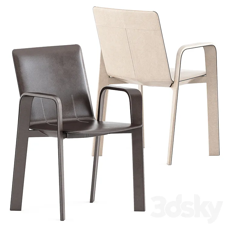 Chaise Sellier chair with armrests by hermes 3D Model Free Download Chaise Sellier chair with armrests by hermes 3D Model Free Download