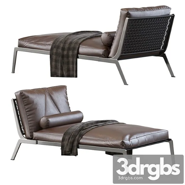 Chaiselongue flexform happy 2 3D Model Download